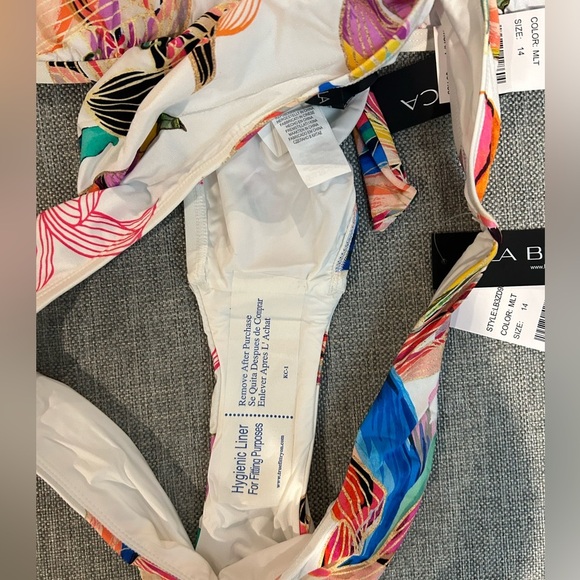 LA BLANCA Paradise Bikini Set Women's Size 14 - Picture 9 of 16